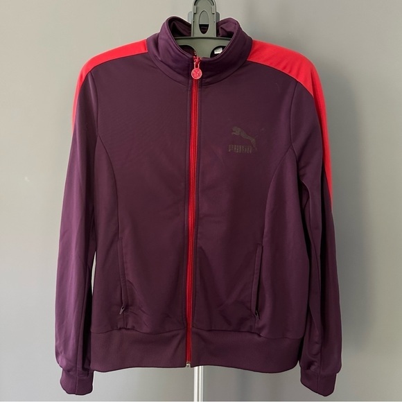 Puma Vintage Retro Zip-Up Track Sweater - Picture 1 of 5